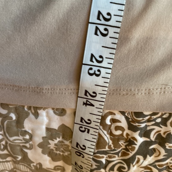 DRESS BARN Cowl neck Beige Top - Picture 8 of 9